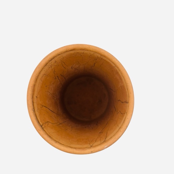 Pier 1 Terra Cotta Wine Chiller/Utensil Holder Purple Grapes Design Italy - Picture 8 of 10